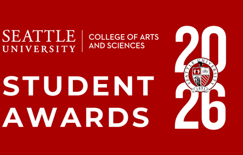 a graphic about student awards for the college of arts and sciences for 2026