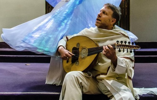 Yuval Ron with instrument