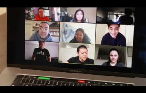 A screenshot of a zoom classroom