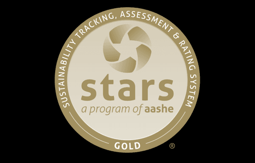 A logo with black background featuring STARS
