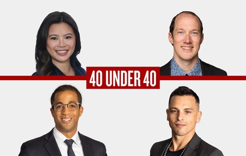 Forty under forty graphic