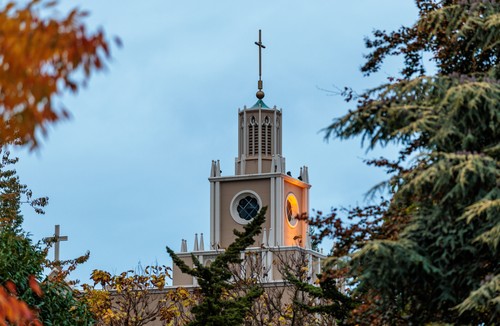iconic Administration building tower