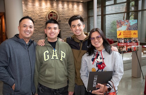 A group of people posing for a photo.