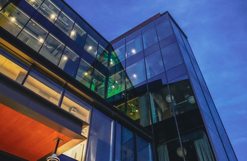 Sinegal Center at Night